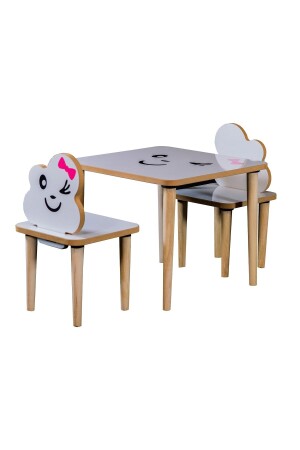 Kindertisch-Stuhl-Set, Aktivitätstisch, Kinderspieltisch, Lerntisch, Kinderstuhl BLT0212111 - 4
