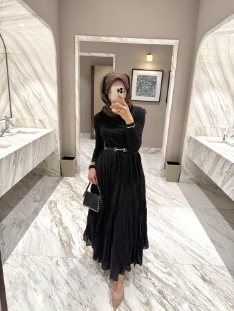 Kıraş Etek - Siyah - Duendeca