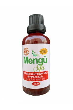 Kırmızı Kantaron (KANTORON) Yağı 50ml.(DAMLALIKLI) Yeni Mahsül... - Mengü Şifa