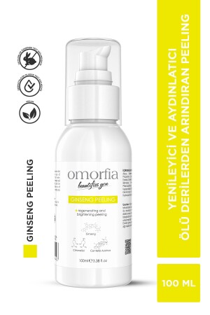 Kırmızı Kore Ginseng Özlü Anında Ölü Derilerden Arındıran, Yenileyici Aydınlatıcı Peeling 100 ml 8683498414294 - OMORFİA