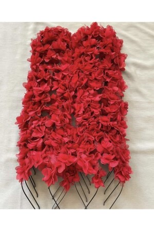 Kırmızı Nedime Tacı 10 Adet - Eylülhome