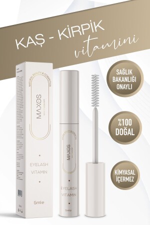 Kirpik Vitamin Serum Bitkisel Özlü- Besleyici Yumuşatıcı Uzatıcı Canlandırıcı - Maxos