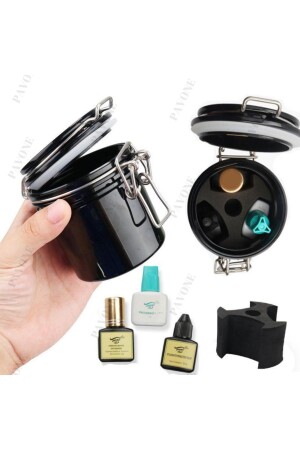 Kirpik Yapıştırıcı Kirpik Remover Likit Ürün Saklama Kutusu Ipek Kirpik - Pavone