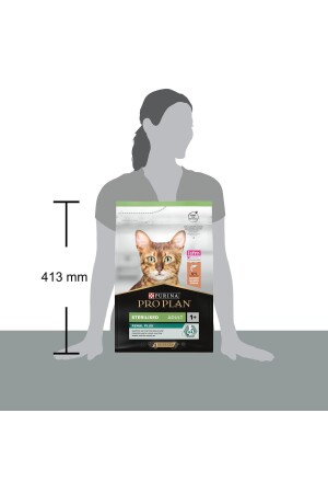 Kısırlaştırılmış Somonlu Kuru Kedi Maması 3 kg 106-0010 - 4