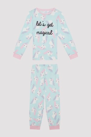 Kız Çocuk Magical Termal Pijama Takımı PNT0E55423SK-MIX - 1