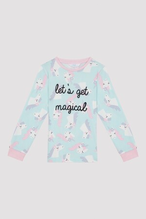 Kız Çocuk Magical Termal Pijama Takımı PNT0E55423SK-MIX - 2