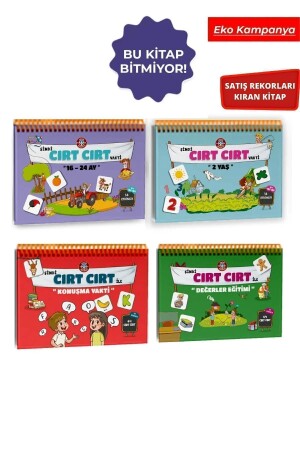 Klettverschluss 16–24 – Sprache – Werte – Rabattpaket für 2-Jährige - Çocuk Akademi