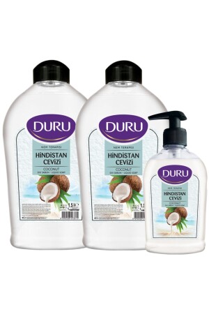 Kokosnuss-Flüssigseife 1,5+1,5+300 ml DH15300 - Duru