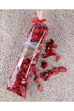Kokulu Gerçek Kurutulmuş Gül Yaprağı Koyu Kırmızı 100gr Gülistan - Tiktak Sepette