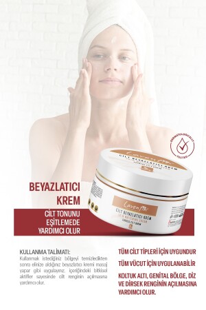 Koltuk Altı-Diz-Dirsek Ve Bikini Bölgesi Cilt Beyazlatıcı Krem 100 Ml Skin Whitening Cream - 6