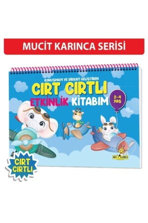 Konuşma Ve Dikkati Geliştiren 2-4 Yaş Cırt Cırtlı Etkinlik Kitabım cırt2 - Yükselen Zeka Yayınları