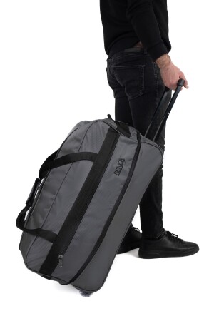 Körüklü Gri Genişleyebilir Seyehat Valizi - Benox