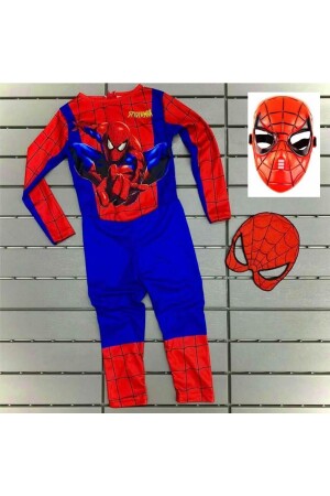 Kostümü Yeni Örümcek Adam Kostüm 2 Maskeli - Spiderman
