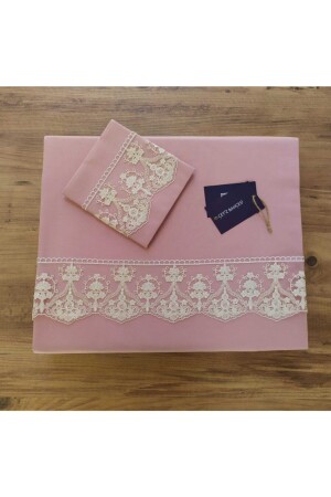 Krem Sade Pudra Çift Kişilik Nevresim Takımı ÇFT2323 - Çeyiz Bahçesi