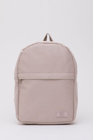 Krem Shk40 2 Bölmeli Ayarlanabilir Askılı Kanvas Kumaş Unisex Günlük Spor Sırt Çantası U:33 E:23 G:1 S226-00027 - Shaka