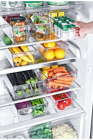 Kühlschrank-Organizer, Midi-Größe, 3er-Pack EMS-611 - 2
