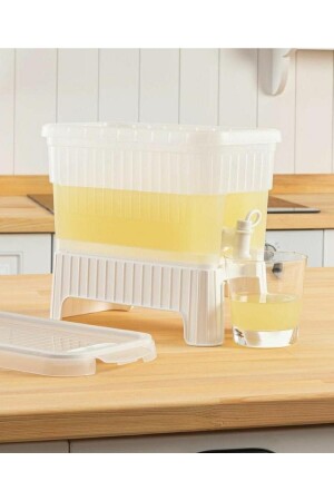 Kühlschrankspender mit Wasserhahn und Sockel, tragbarer Wasserspender, Limonadenspender, weiße Farbe – FAQ - FOLY LIFE