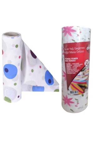 Kullan At Masa Örtüsü Su Ve Yağ Geçirmez 100x120cm 10 Adet Sofra Kağıdı - Yönteks Mefruşat