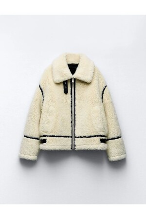 Kunstfell-Plüschjacke XL - Lacase