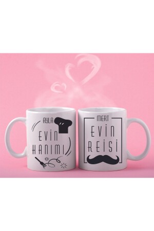 Kupa Bardak Evin Hanımı Ve Evin Reisi Baskılı SPACE DRESS14 - SPACE DRESS