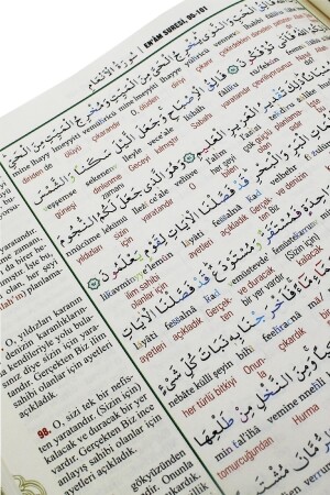 Kuranı Kerim 7 Özellikli Arapça Satır Arası Türkçe Okunuş Kelime Anlamı Meal Tecvidli Cami Boy KRN-7-CAMİ - 8