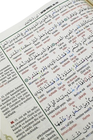 Kuranı Kerim 7 Özellikli Arapça Satır Arası Türkçe Okunuş Kelime Anlamı Meal Tecvidli Rahle Boy KRN-7-RHL - 2