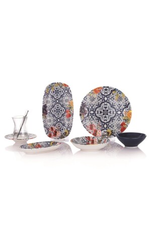 Lacivert Sophie Kahvaltı Takımı 32 Parça 1S6415-02001-LAC02 - Schafer