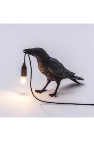 Lamba Tutan Karga Abajur Modern Aydınlatma Led Işık Dekor krgnw - CajuArt