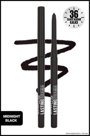 Lasting Drama Automatic Liner Eye Pencil – Mitternachtsschwarz - Maybelline New York