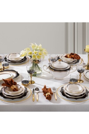 Laura Yemek Takımı 60 Parça-altın-3 1S4222-01001-ALT03 - Schafer