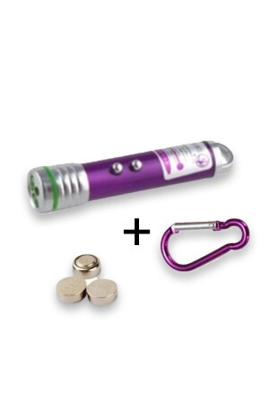 Lazer Oyuncak Marka 1 Adet - 3 Farklı Işık Kedi Oyuncağı Anahtarlık Fener - Princo