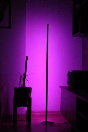 Led Pinkblue Light Köşe Dekoratif Lambader -led Lamba Işık Sistemi - Full Rgb 256 Renk BDG78945 - 5