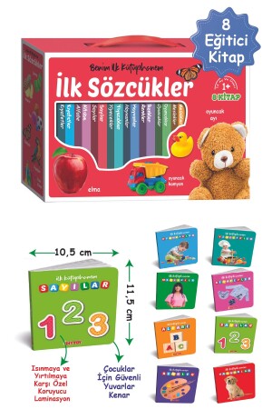 Lehrbücher für Kinder im Alter von 0–3 Jahren „Meine erste Bibliothek“ – Lehrbücherset IK2090 - MAGNET İQ