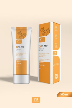 Leke Karşıtı Yüksek Korumalı Spf 50- Güneş Kremi 100 Ml. ru3849 - ru cosmetic