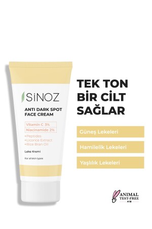 Leke Kremi (VİTAMİN C 3% NİACİNAMİDE 2%) 40 ml - Sinoz