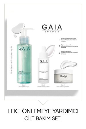 Leke Önlemeye Yardımcı Aydınlatıcı Ve Gözenek Sıkılaştırmayı Hedefleyen Cilt Bakım Seti. GAİA-13 - Gaia London