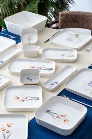 Leona 6 Kişilik 45 Parça Kahvaltı & Yemek Takımı - Acar