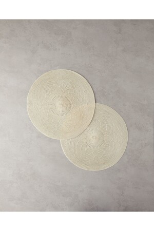 Leron Polyester 2'li Amerikan Servis Krem - English Home