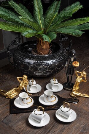 Lia Porselen 6 Kişilik Kahve Takımı Fincanı Seti P273.896050 - Mikasa Moor