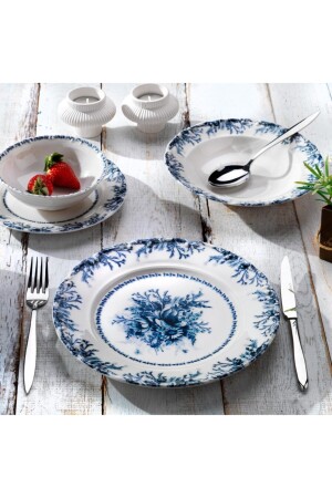 Lıana Yemek Takımı 24 Parça Lacivert 1S4206-01001-LAC01 - Schafer