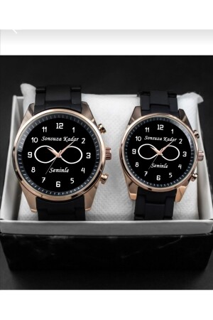 Liebhaberuhr für Männer und Frauen, Paar-Armbanduhren, Schwarz, Valentinstagsgeschenk STBTK8275287687654678 - Kubbehan