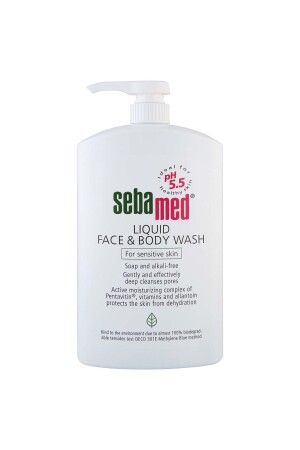 Likid Yüz Ve Vücut Temizleme Jeli 1000 ml 35419802 - Sebamed