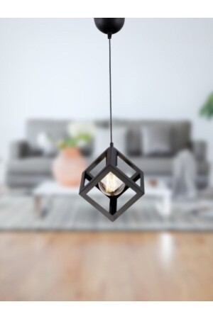 Lila Küp Model Modern Tekli Sarkıt Metal Avize KP7814 - VEDA AVİZE