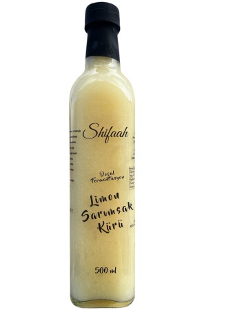 Limon Sarımsak Kürü - 500ml - shifaah