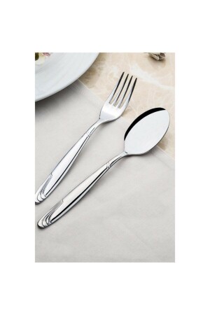 Lisbon Plain 30-teiliges Gabel-Löffel-Set mit Karton 18 10 304 ohne Messer 2015ST6042552 - Nehir