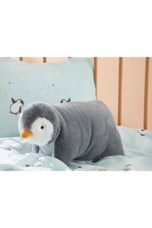 Little Penguin Çocuk Yastık 38x40 Cm Gri 10038165 - 1