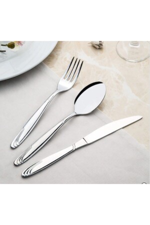 Lizbon 84 Prç Çatal Kaşık Bıçak Takımı nhrlzbon84 - Nehir