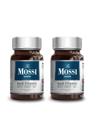 London Hair Vitamin 120 Tabletten Oral lösliches Haarvitamin Doppelpack - The Mossi