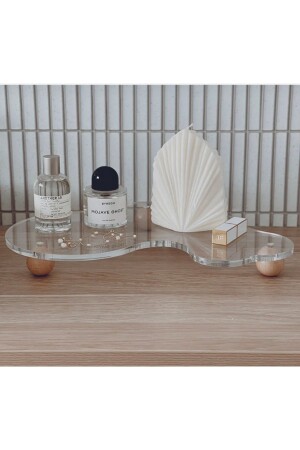 Lux Vip Transparenter Plexiglas-Organizer, Schreibtisch-Organizer, Aromatherapie, Badezimmer, Kosmetik, Make-up, Schmuckständer, okay-plx03 - 1'OKAY design