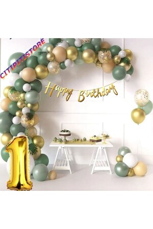 Luxuriöses Luftballon-Set zum 1. Geburtstag - Düvenci Ticaret